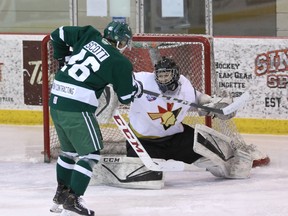 Forward Vincent Scott had two game-winners for the Sherwood Park Crusaders over the weekend, scoring one in overtime and another via the shootout. Photo courtesy Target Photography