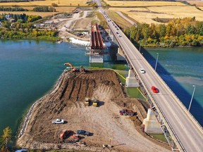 Further construction on Highway 15, connecting Fort Saskatchewan and Edmonton, has been funded by the federal government. Photo Supplied by Devin Sheremeta.