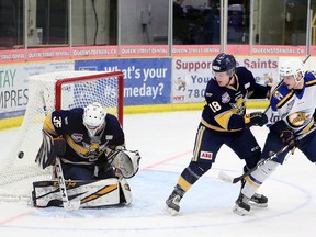 The Spruce Grove Saints wrapped up their eight-game cohort series against the Fort McMurray Oil Barons with a 5-4 overtime victory Sunday afternoon. The Saints lost game seven 3-1 at home Friday evening. The Saints now take a 12-day break before facing their next opponent.