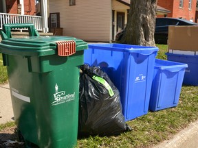 The City of Stratford celebrated the one-year anniversary of its Green Bin curbside-organics-collection program this week. In the program's first year, participating residents diverted more than 1,100 tonnes of organic waste from the city landfill. Galen Simmons/The Beacon Herald/Postmedia Network