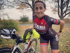 Woodstock's Farah Foster-Manning plans to ride from California to Maryland in June as part of Race Across America, raising money for veterans' mental health organizations. (Submitted)