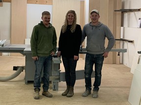 Precision Cabinetry - L-R: Ty, Jackie and Nathan McMurray. SUBMITTED