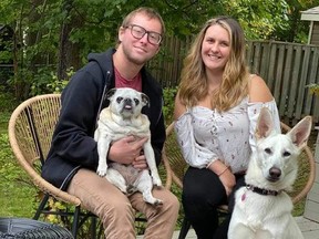 Paige Shemilt wants to know when those with severe health conditions will be able to receive their COVID-19 vaccination. Shemilt said she is advocating for her husband Jordan Gardiner, a paramedic who is on medical leave with cystic fibrosis and colon cancer.
Submitted