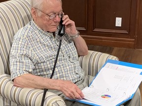 Peter Vazansky is a South Gate member who has been participating in the FitMinds program offered by the Centre and Chartwell Oxford Gardens. The program, offered over the phone, aims to decrease social isolation. (Submitted)