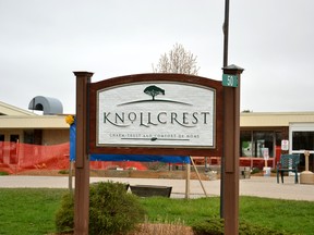 Knollcrest Lodge long-term-care home in Milverton is set to receive nearly $820,000 in federal-provincial infrastructure funding for upgrades to the home’s heating, ventilation and air-conditioning systems, among other improvements. Galen Simmons/The Beacon Herald/Postmedia Network