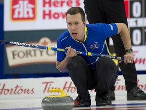 Sherwood Park’s Brendan Bottcher was unable to repeat his Brier success at the recent Worlds, losing out in the playoffs to Scotland. Michael Burns/Curling Canada