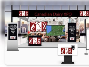 Roughly 2,800 producers and 420 industry professionals logged on to attend this year's virtual Canadian Dairy XPO on April 7 and 8. Though attendance for the virtual event was lower than at the in-person shows, organizers say they saw increased attendance by first-time and out-of-province producers, as well as increased participation in the Dairy Classroom educational sessions thanks to the online platform. Image provided by the Canadian Dairy XPO