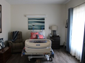 The new hospice suite at Huron Shores Hospice in Tiverton is officially open after years of hard work and fundraising by all involved. Jordan Jarvis photo