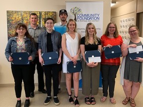 The 2019 CFPD Post-Secondary Busary recipients. (supplied photo)