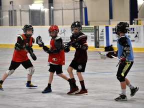 Beaumont Raiders of all ages are back to practice at the Ken Nichol Regional Recreation Centre this weekend, April 17 as the 2021 season kicks off.
(Emily Jansen)