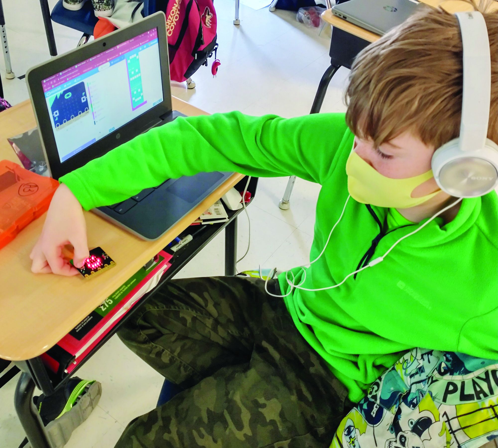 Willow Park School launches Code Club Leduc Representative