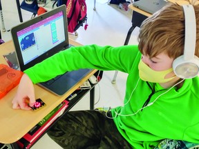 Students at Willow Park School are participating in a new Code Club. (Supplied by BGSD)