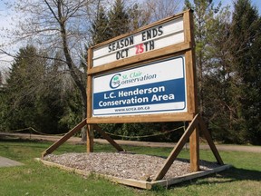 The Lorne C. Henderson Conservation Area near Petrolia.