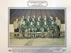 The 1966-67 Laurentian men's hockey team.
