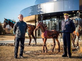 (Left) Bill Hunka is a long-serving volunteer with Strathcona County Victim Services. Photo Supplied