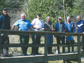 Some familiar faces that have maintained and helped make our Kincardine Trail system an ever growing, beautiful place. "A big pat on the back gents!" From L-R: Bob Urie, Al Jamieson, Lorne Seal, Lloyd Phillips, Bill McTavish, Brian Rhody, Norm Gauthier. SUBMITTED