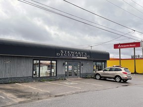 Stewarts Decorating, pictured Wednesday, has been ordered by the North Bay Parry Sound District Health Unit to close except for delivery and remote services over alleged non-compliance with COVID-19 restrictions. Michael Lee/The Nugget