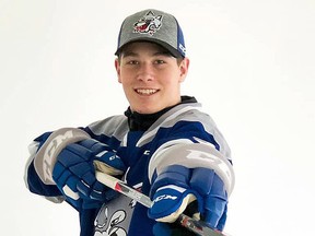 David Goyette was the Sudbury Wolves' first-round pick in 2020.