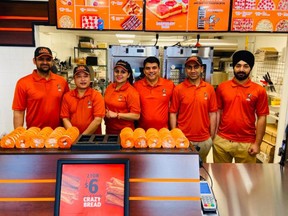 Ravi Prakash Singh opened Little Caesars in November 2019 at the Sherwood Centre strip mall off Wye Road. The business, along with five others, were lost in a fire on Saturday. File Photo