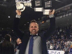 The Crusaders have added a major coaching component with Mike Ellis (pictured winning the AHL title with the Toronto Marlies) coming in as a consultant. Ellis most recently helped the Tampa Bay Lightning win the Stanley Cup in 2020 as the franchise's director of skill development. Photo Supplied