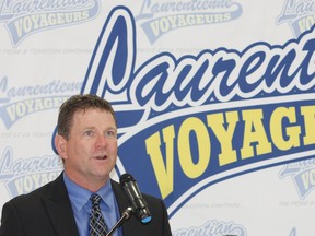 Craig Duncanson was introduced as the new head coach of the men's hockey team at Laurentian University on Thursday, September 6, 2012 in Sudbury.