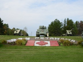 Main gate Garrison Petawawa