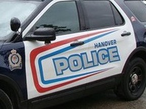 A Hanover Police Service vehicle.