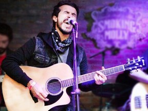 Ivan Escobar, a student at Fanshawe College's music industry arts program and general manager of Saturday's 10th annual charity concert Share The Land, will perform with Backroads Social Club, one of 27 musical acts for the fundraiser, which will be virtual this year.