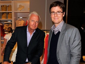 W. Galen Weston, Sr. and Galen Weston, Jr. attend the Joe Fresh Flagship Store opening on March 29, 2012 in New York City.  (Photo by Andrew H. Walker/Getty Images)