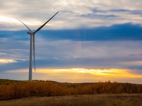 Bull Creek Wind Facility, located in Chauvin, Alberta. Wednesday, October 7, 2015.