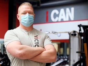 Performance 360 Health and Fitness Club owner Dave Miller is asking for fewer restrictions on gyms and health clubs during the COVID-19 pandemic. Photo taken in Chatham, Ont., on Wednesday, April 7, 2021. Mark Malone/Chatham Daily News/Postmedia Network