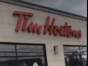 Hamilton Police are looking into an incident captured on video in which an irate maskless man blasts Tim Hortons staff over washroom access.