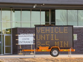 The Grande Prairie City Council has asked Mayor Jackie Clayton to write a letter looking for some financial help with the new Rapid Immunization Clinic at Teresa Sargent Hall as the cost of the facility and some staffing is expected to be around $100,000 initially. PHOTO RANDY VANDERVEEN