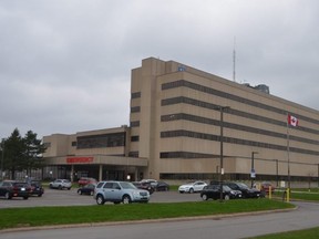 The Owen Sound hospital on Monday, April 19, 2021.