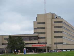 The Owen Sound hospital on Wednesday, April 21, 2021.
