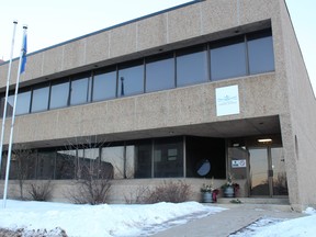 The administrative building for the Fort McMurray Catholic School District in Fort McMurray Alta. on Saturday February 20, 2016. Vincent McDermott/Fort McMurray Today/Postmedia Network