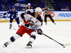 Nick Foligno is stepping into a volatile situation in Toronto, where the Leafs have lost five straight. GETTY IMAGES