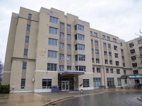 Essex Hall student residence at Western University in London. (Derek Ruttan/The London Free Press)