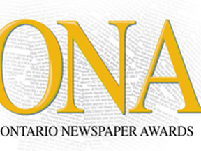 Ontario Newspaper Awards logo.