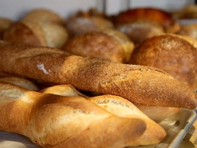 Bread cools on trays. Postmedia file photo