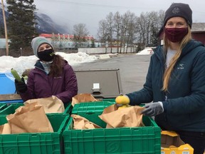 Volunteers from Rotary Club of Canmore. Photo submitted.