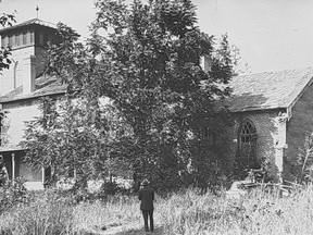 Pictured shortly before its demise around 1890, this was NorwoodÕs first dedicated Town Hall, Jail and School Building. Built in 1855, the building lot was originally donated to the village by the Grover family. The property was returned to the family in 1884, when the town traded them for a different parcel of land. The old building was eventually demolished and the GroverÕs built a new home on the site, this house is still in use today. The Grover family owned the property until 1998. SUBMITTED PHOTO