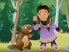 When it comes to learning the native Mohawk language and culture of KanyenÕkŽha, children and adults now have the option of following
animated six-year-old Ts'tha (sounds like Jee-tah) and her friends on the website, Learning with Ts'tha (TsatŽweyenst Sk‡tne ne Ts'tha). SUBMITTED ART