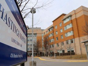 Hastings County long-term care workers, including those at Hastings Manor, above, are trying to increase residents' options for visiting essential caregivers amid the current lockdown.