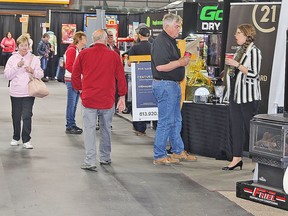 The 2021 Bay of Quinte Home Show went virtual due to the COVID-19 pandemic. The show, which usually draws hundreds of visitors from throughout the region and beyond like the 2019 show (pictured here), had to pivot this year after the 2020 edition was cancelled. More than 70 vendors showed off their products and services virtually. TIM MEEKS FILE