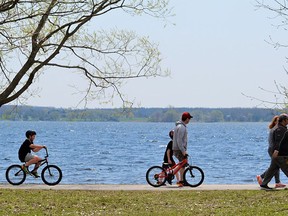 Belleville's Bayshore Trail, above, and Canniff Mills Park Trail are to be extended. City council voted Monday to provide funding for the two projects plus design work for Hillcrest Park.