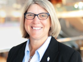 Brantford's Lynne Andrew is the NCAA associate director of women's basketball. She was a key member of the organizing committee for the 2021 women's basketball championship.