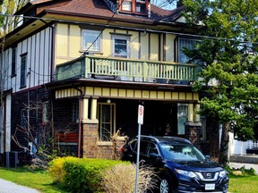 Norfolk OPP are investigating after two people – a man and a woman – were found dead at this home on Lynnwood Avenue in Simcoe.