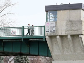With rehabilitation set to begin, the Third Street bridge over the Thames River in downtown Chatham will be closed to vehicular and pedestrian traffic as of April 26. Mark Malone/Postmedia Network