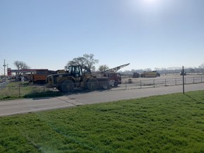 The former Navistar assembly plant site in Chatham, on Tuesday, April 27. On Tuesday, Mayor Darrin Canniff announced that the site had been sold to a local owner, whose identify he wouldn't reveal. Ellwood Shreve/Postmedia Network